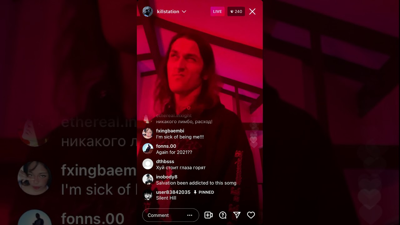 Killstation singing Salvation (From Instagram Live 28.11.2021)