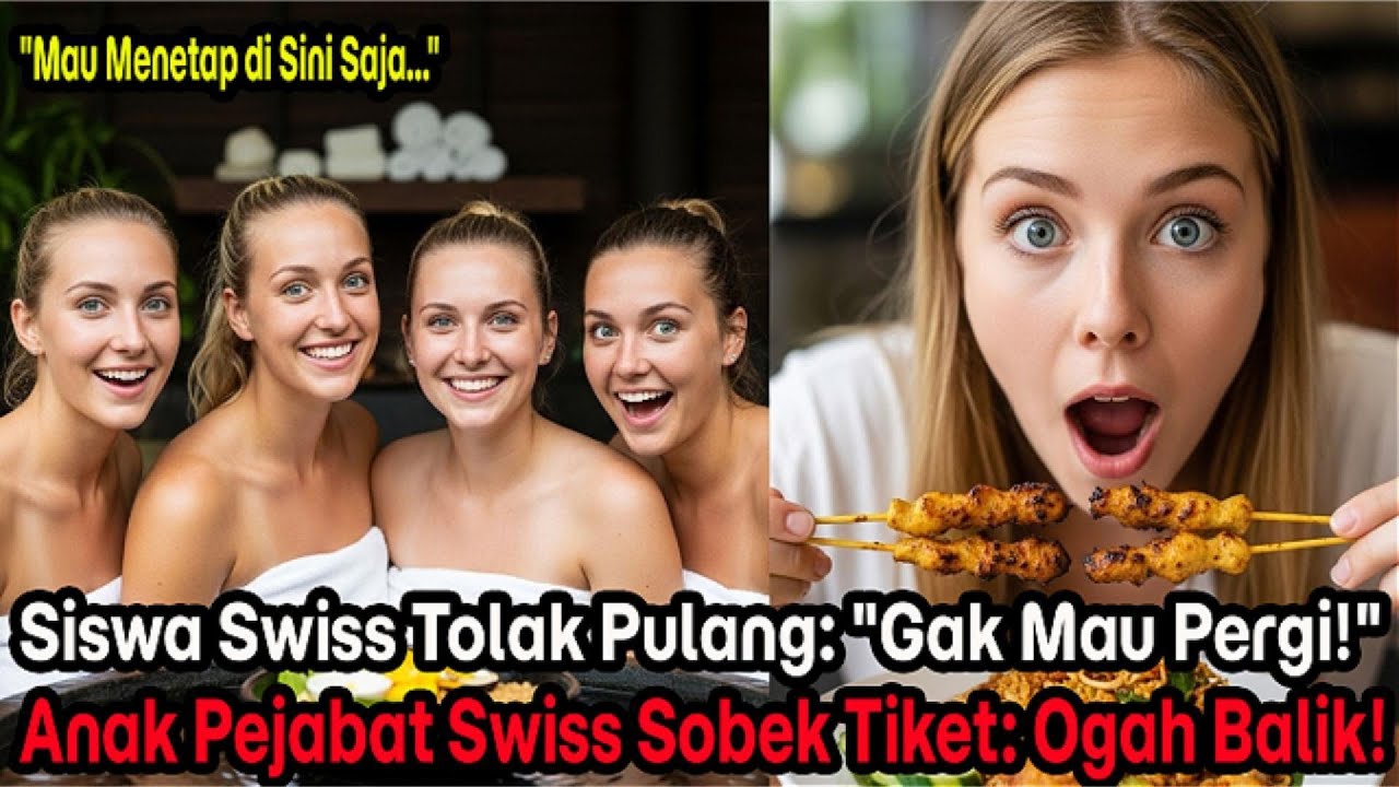 Mengira Swiss Terbaik, Siswa Elite Ini Terdiam Saat Melihat Fasilitas Publik di Indonesia.