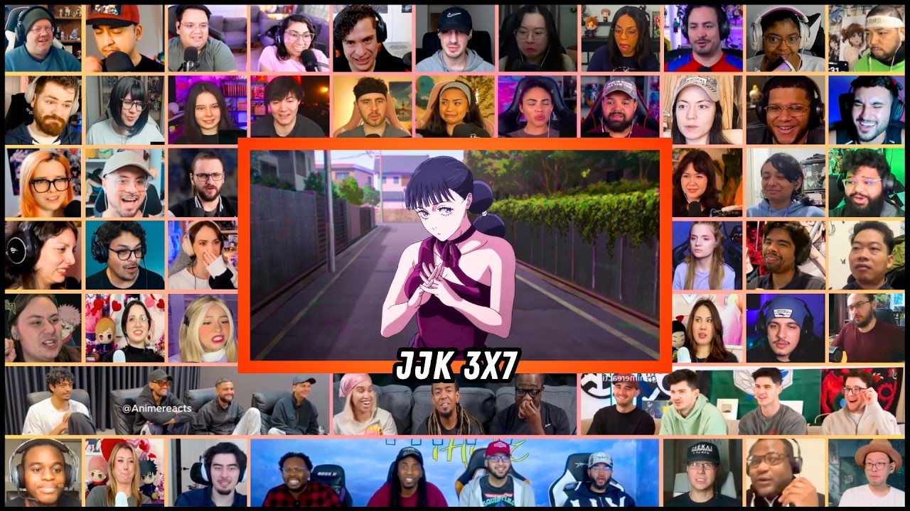 JUJUTSU KAISEN Season 3 Episode 7 Mega Reaction Mashup #jujutsukaisenseason3episode7reactionmashup
