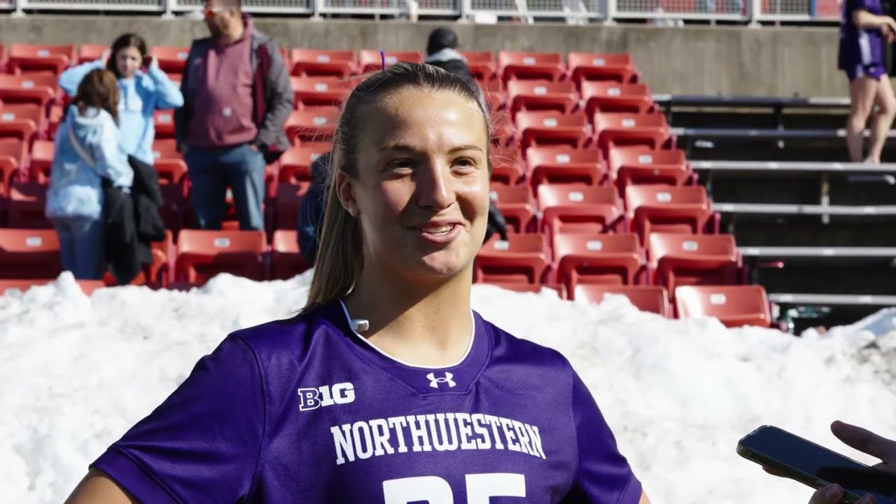 Madison Taylor Postgame Interview - Stony Brook | Northwestern Lacrosse