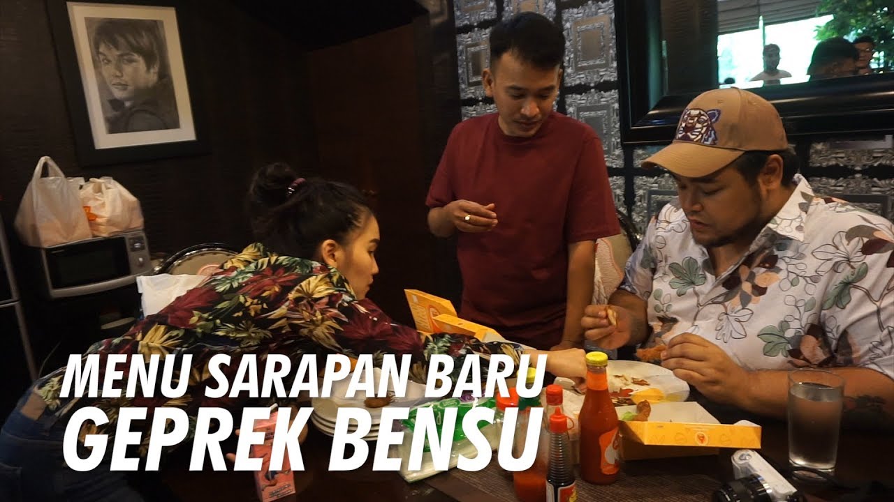 The Onsu Family - Ada Menu Sarapan Baru di Geprek Bensu Lho..
