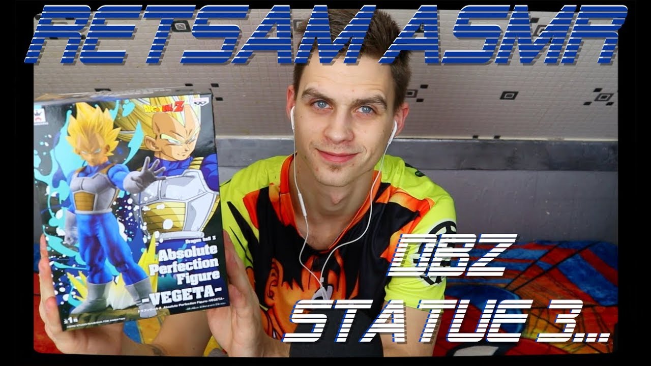 Dragon Ball Z Super Saiyan Vegeta Statue.. Whispered Unboxing *ASMR* Part 3!