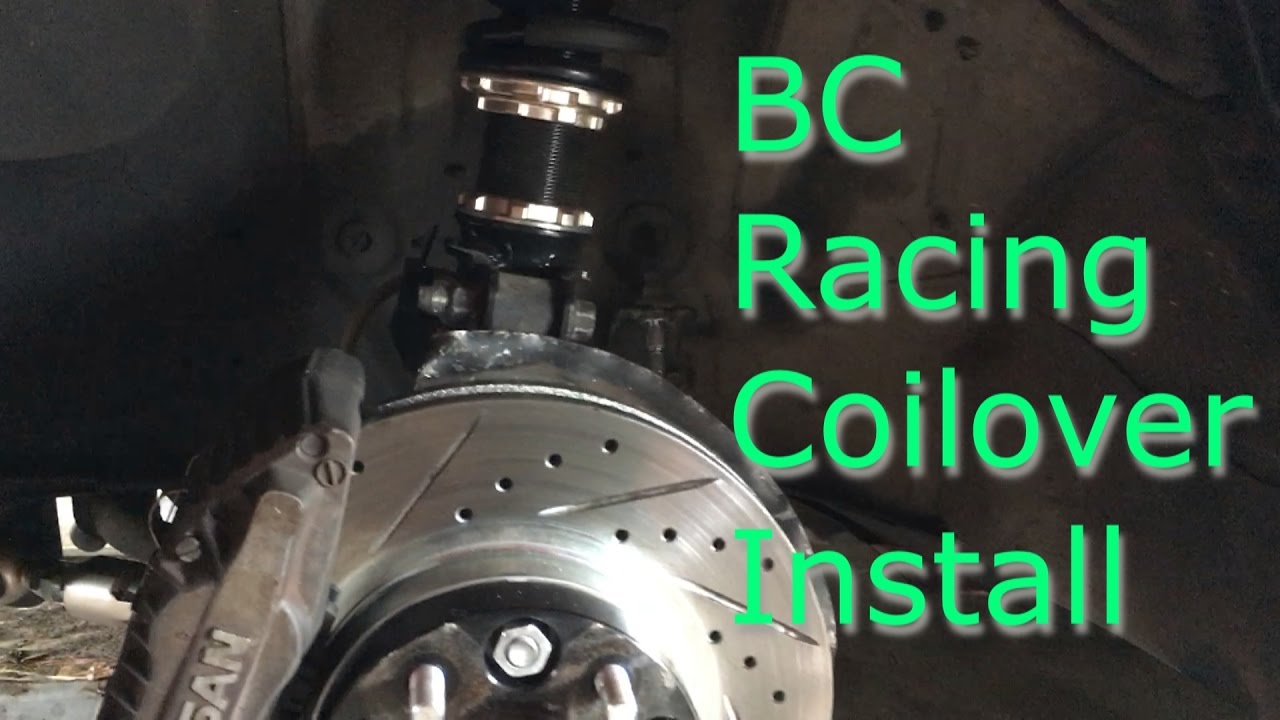 BC Racing coilover install and Review on the 240sx