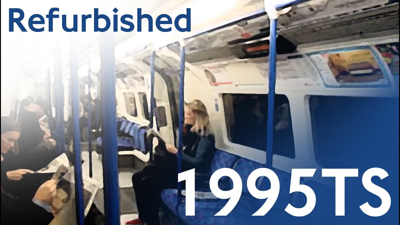 Journey on a Refurbished Northern Line 1995 Stock from Warren Street to Kennington