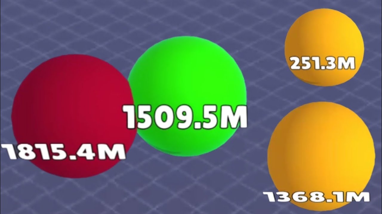 Balls io - I Tried to reach the end of the game