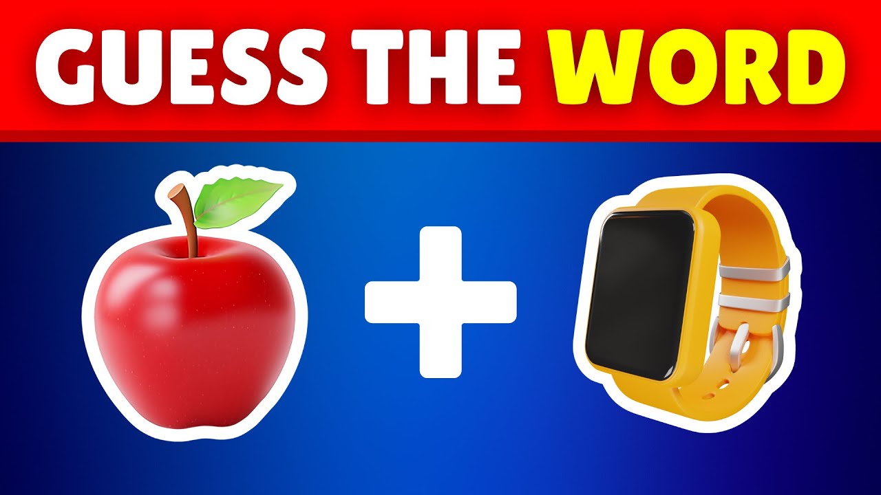 Guess the WORD by Emojis? 🤔 Emoji Quiz 2025 | Witty Picks