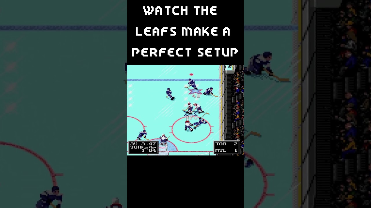 PASSING CLINIC! Doug Gilmour Buries a Beauty Setup in NHL '94