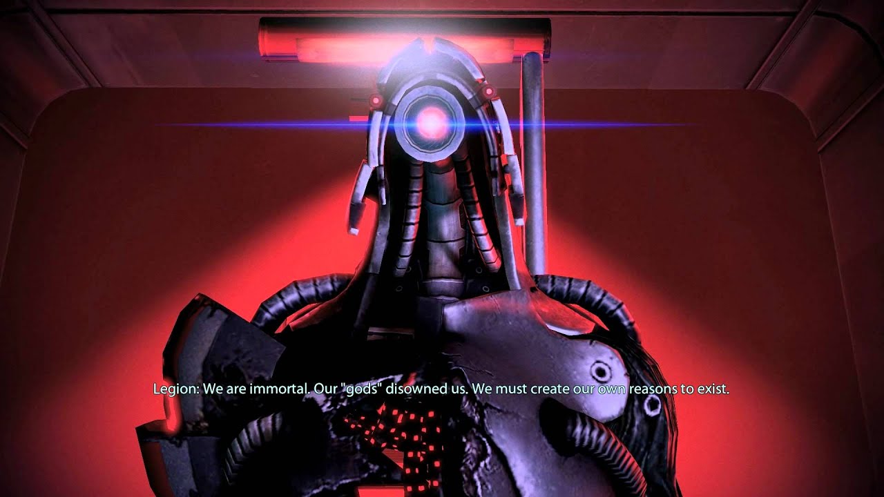 Mass Effect 2 - Legion on Philosophy and the Geth plan