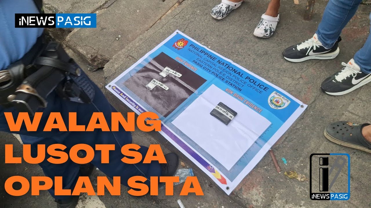 Lalaki, Huli sa Oplan Sita! ipinagbabawal na gamot, nasamsam | iNews Pasig
