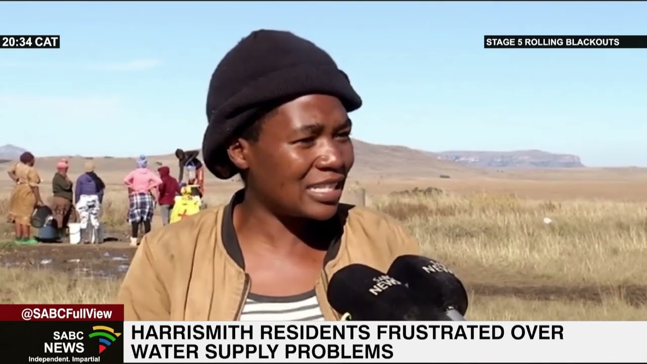Residents in Harrismith frustrated over water shortages