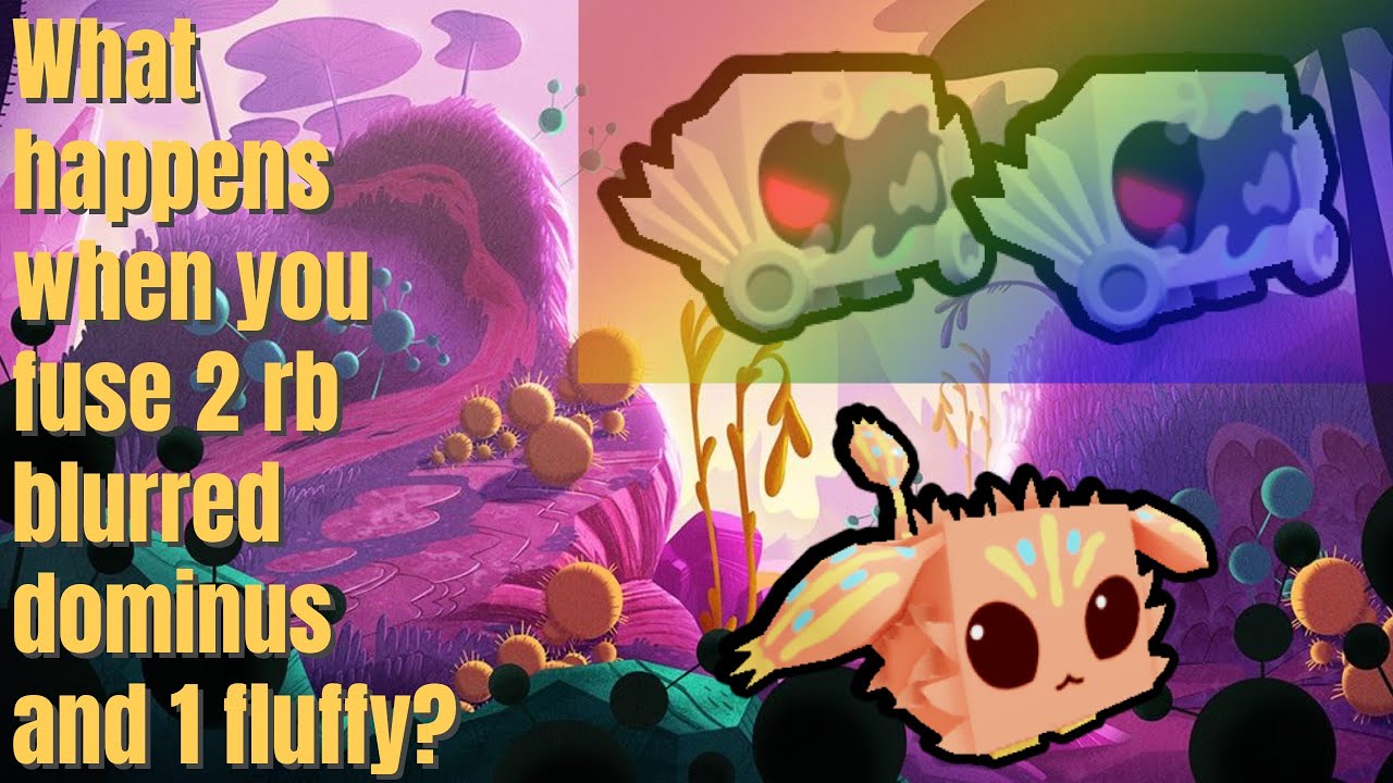 What happens when you fuse 2 rainbow blurred dominus and 1 normal fluffy? PET SIM X ALIENS UPDATE