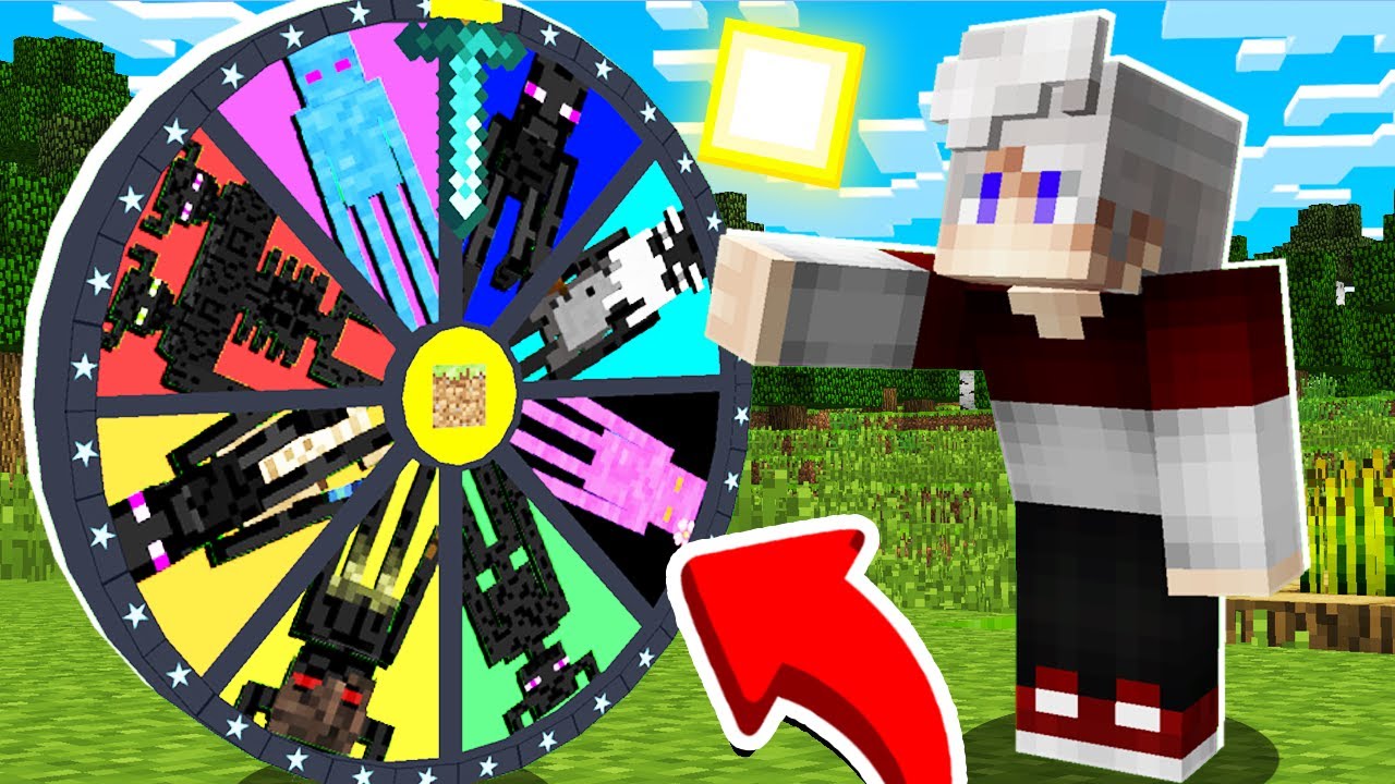 НАШЕЛ КОЛЕСО ФОРТУНЫ Новые Эндермены Мобы В ДЕРЕВНЕ ЖИТЕЛЕЙ Нуб и Про 100 ЛЕТ 100% Ловушка Троллинг