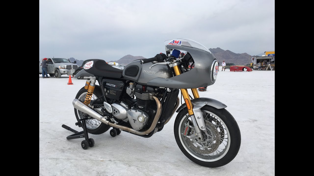 Change your Thruxton R  gearing and go 136 mph