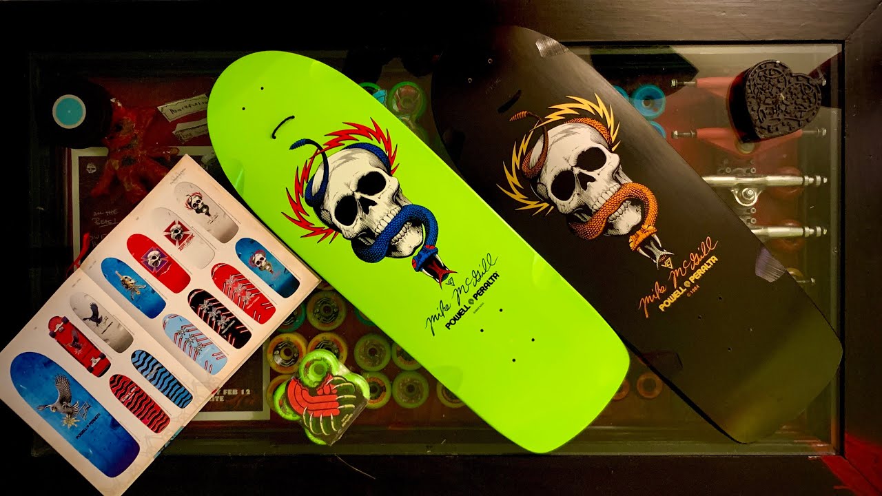 SKATE COLLECTION CLOSE-UPS Ep.53 Powell Peralta Mike McGill “Skull and Snake” reissues