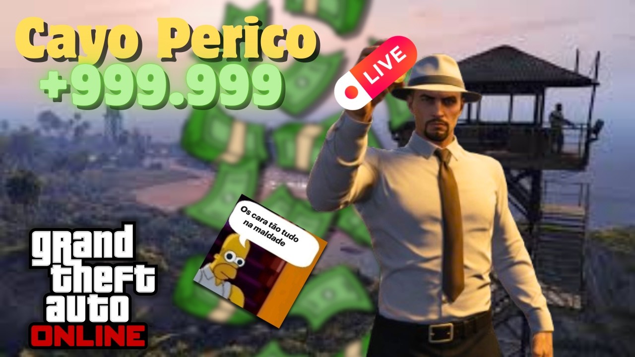 Golpe Cayo Perico +999.999💸no GTA ONLINE!