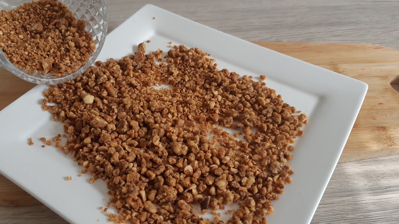 اسرار نجاح الطبقة المقرمشة(croquant ) للي كتجي وسط الكيك ساهلة ولذيذة