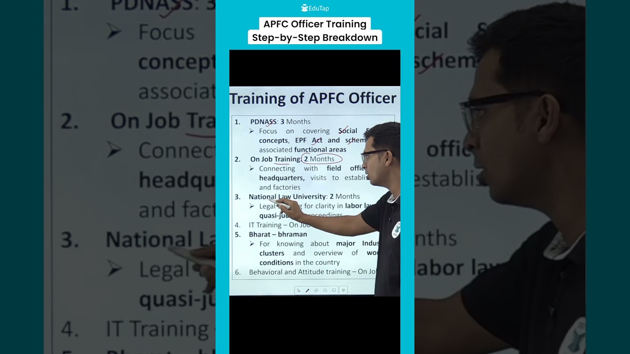 UPSC EPFO Training 2025 | All About UPSC EPFO APFC Training Procedure, Duration & Venue | EduTap