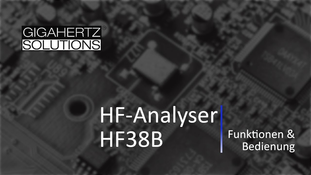 Gigahertz Solutions Elektrosmog-Messgerät HF38B Funktionen