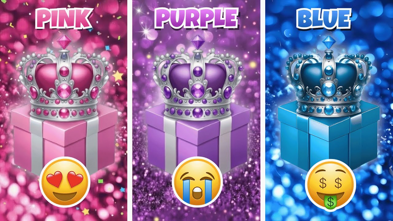 Choose Your Gift 🎁 | Pink 💖 Purple 💜 or Blue 💙 | Personality Quiz