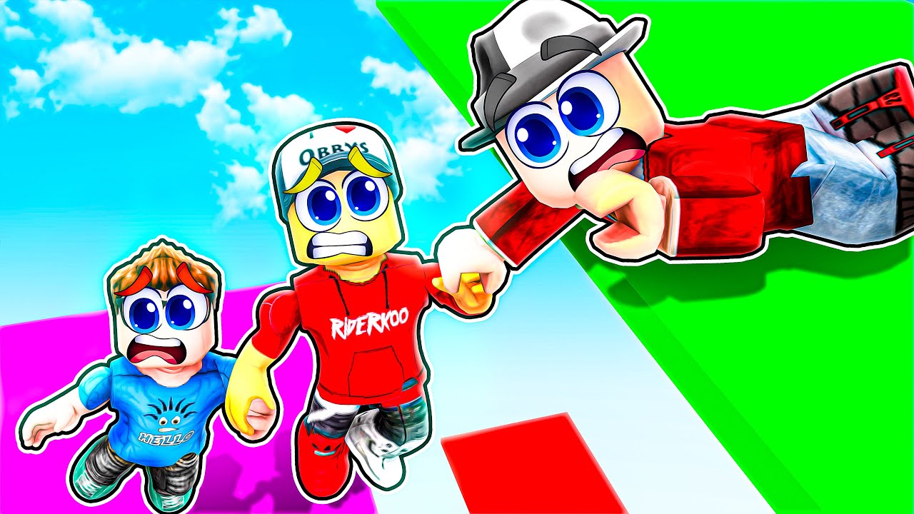 Dokážeme DOKONČIT OBBY pro 3 hráče!? (ROBLOX TEAMWORK PUZZLES OBBY)