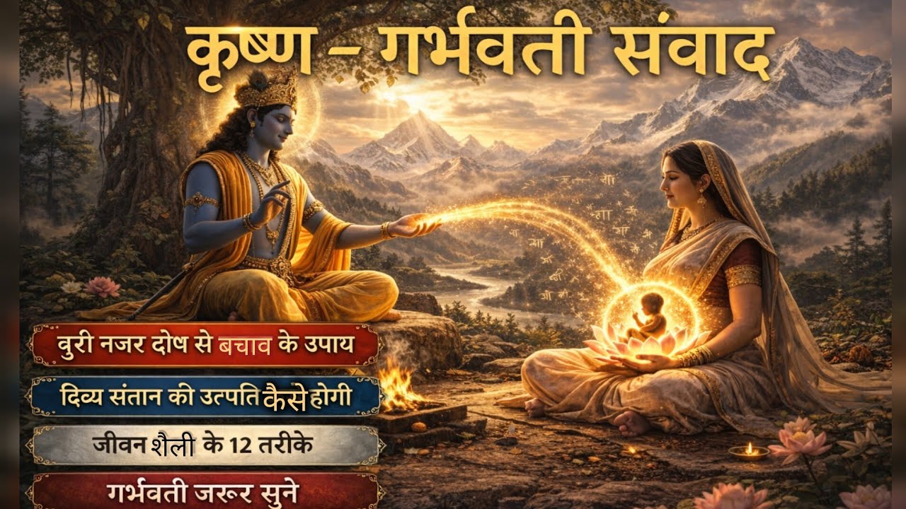 भगवान विष्णु का गर्भ संवाद |प्रेगनेंसी में सुनें ये अमृत वाणी, संतान होगी तेजस्वी|  Garbh Sanskar