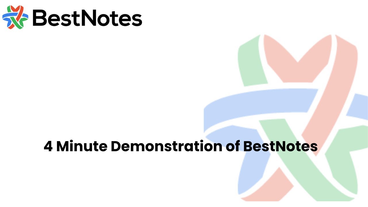 Демонстрация BestNotes