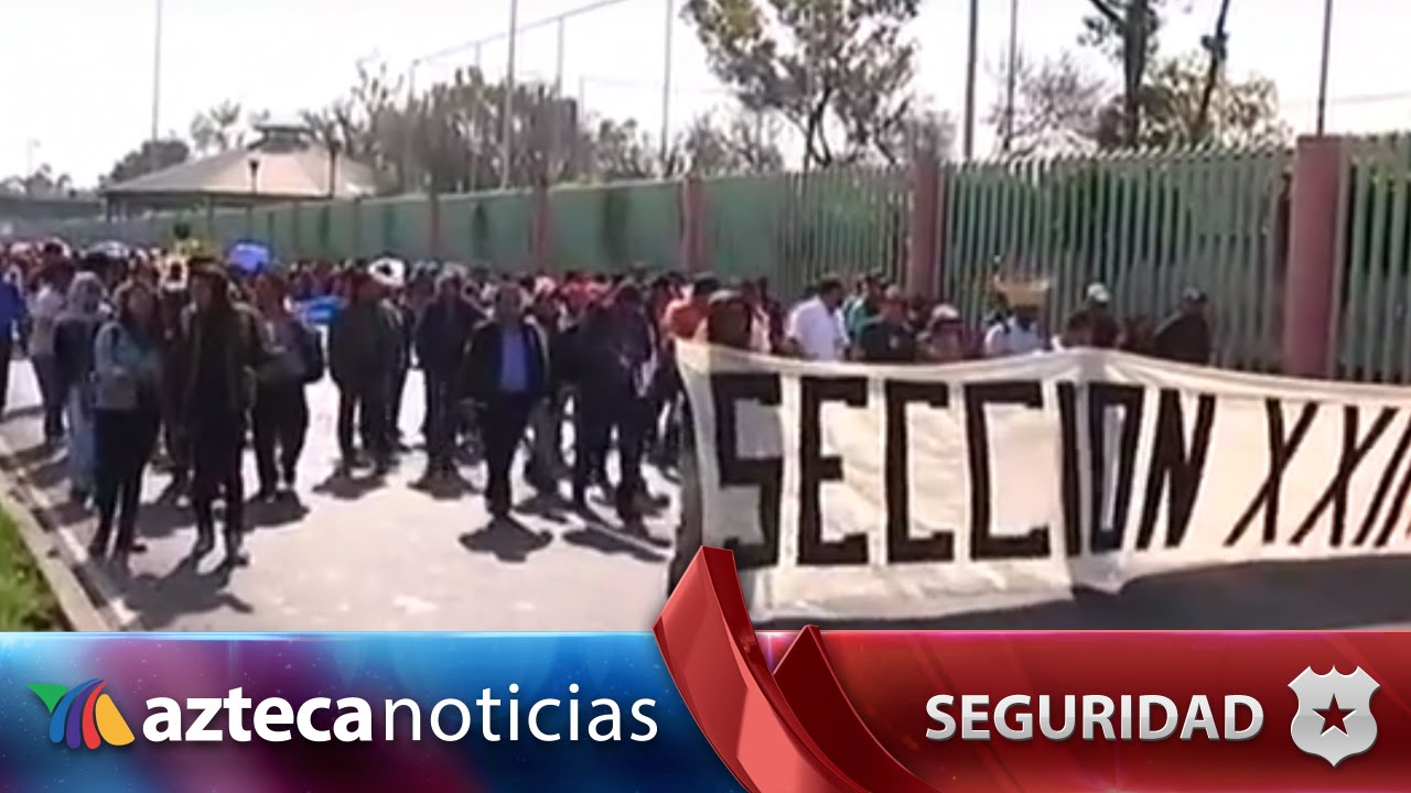 Detienen a líder de la CNTE en Oaxaca