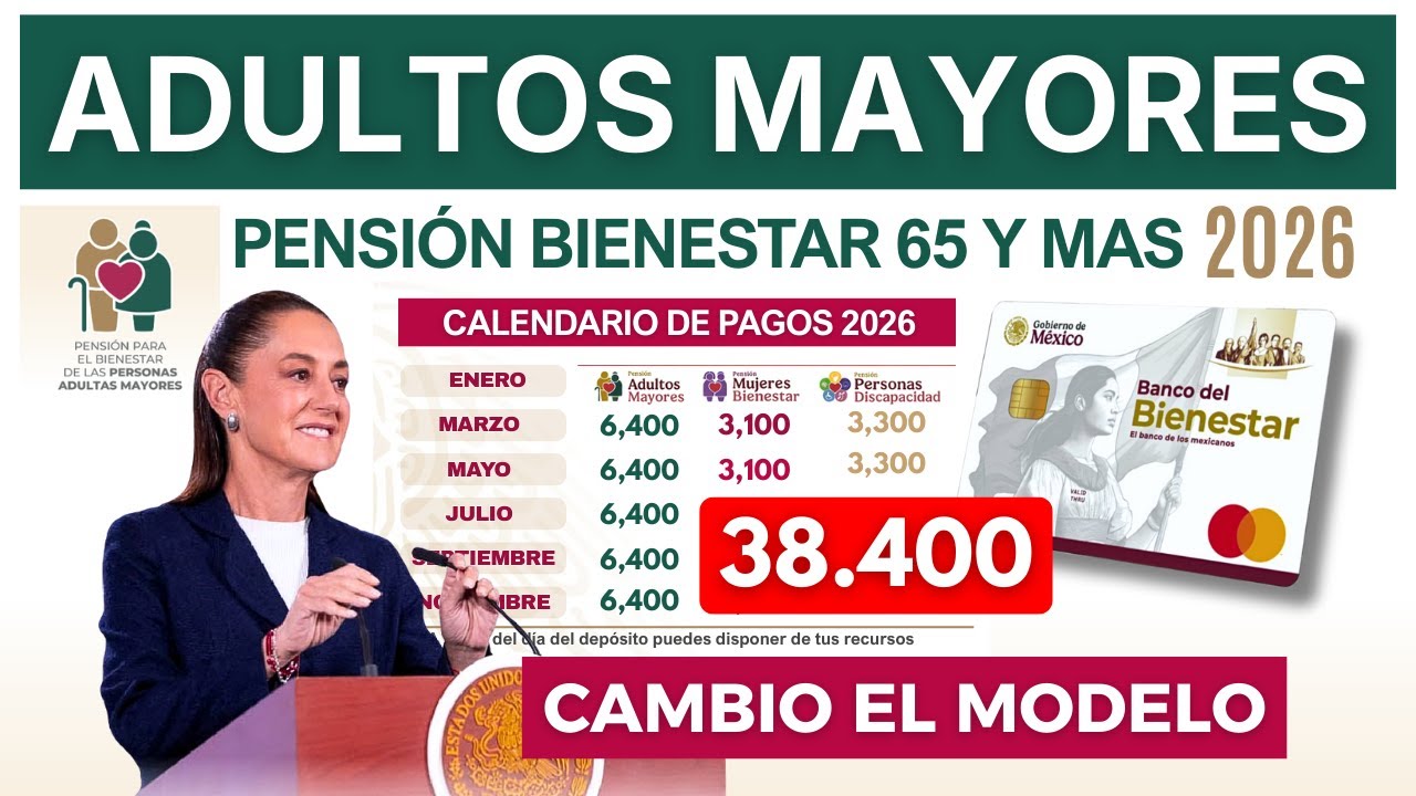 💥Cambió el Modelo Hay Dinero Para Pagar las Pensiones a los Adultos Mayores 65 y Mas?💥