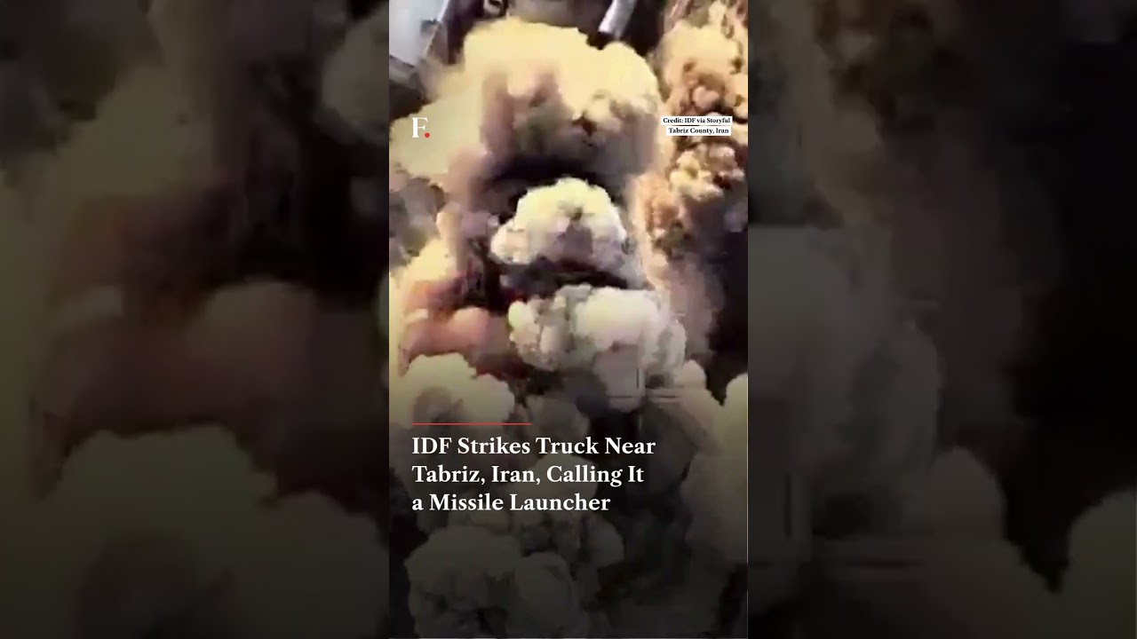 IDF Releases a Video Showing an Airstrike Targeting a Truck in Khosrowshah  | Firstpost News | N18G