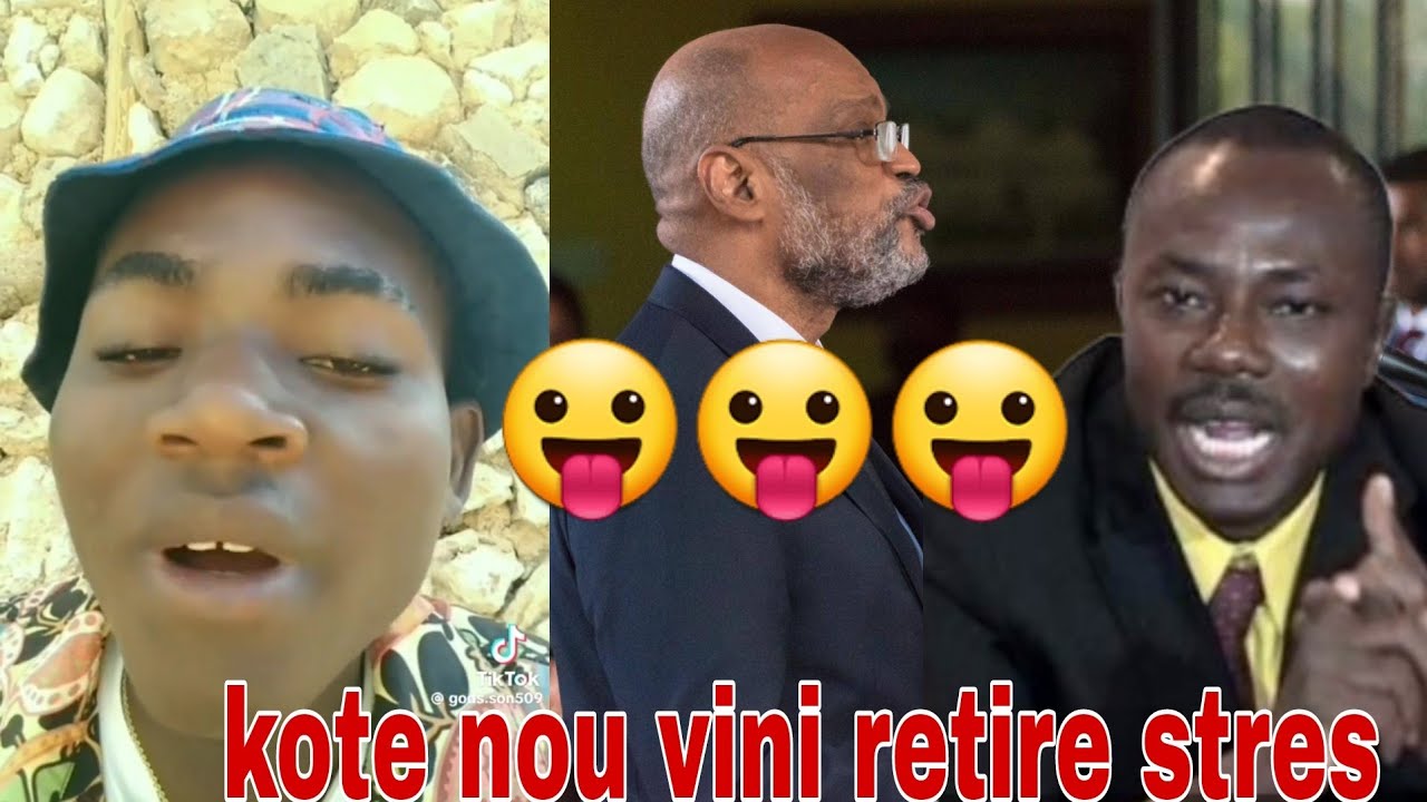 kote nou me ariel wi 😂😂 kite sa wap fé sa vini retire stres ou