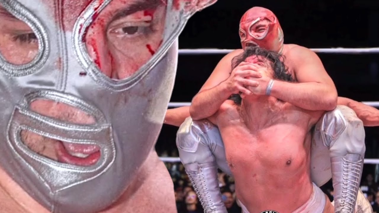 SANTO JR GANA CABELLERA de ÁNGEL BLANCO JR