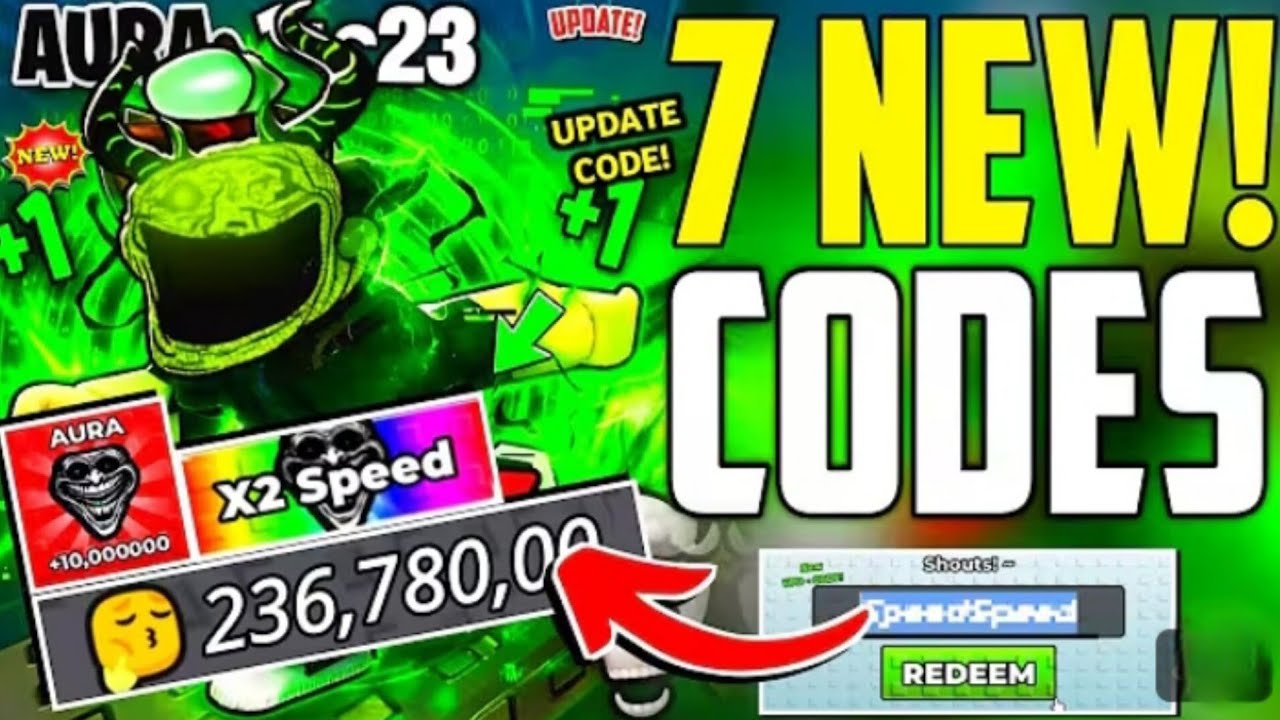 ⚠️UPDATE 5!💥[CODE]⚠️ + 1 AURA SPEED ESCAPE ROBLOX CODES 2026 || + 1 AURA SPEED ESCAPE CODES