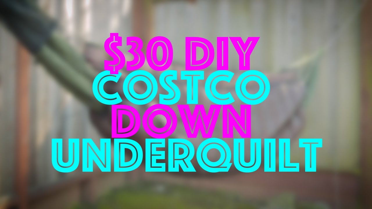$30 DIY Costco Down Hammock Underquilt