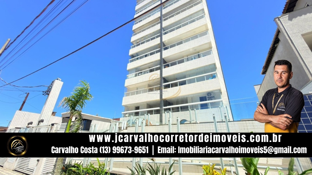 APARTAMENTO MOBILIADO COM VISTA PARA O MAR, 03 DORMITÓRIOS NO CENTRO DE ITANHAÉM!!