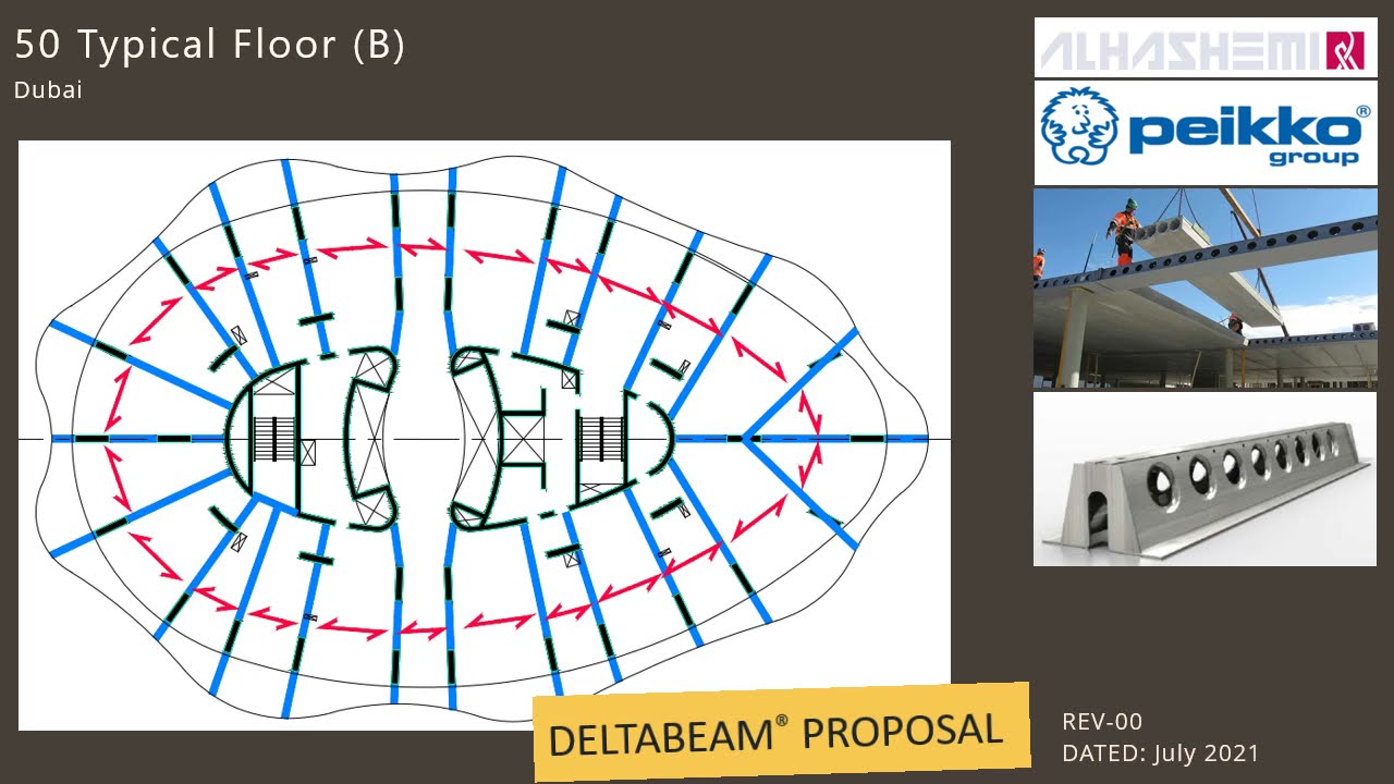 Peikko DELTABEAM Proposed Tower Project at Dubai