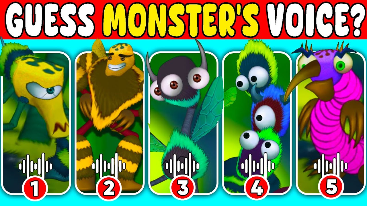 Guess The Monster's Voice (My Singing Monsters) | Humbug Island | Bahumbug,Fumbug, Humflexx, Humpies