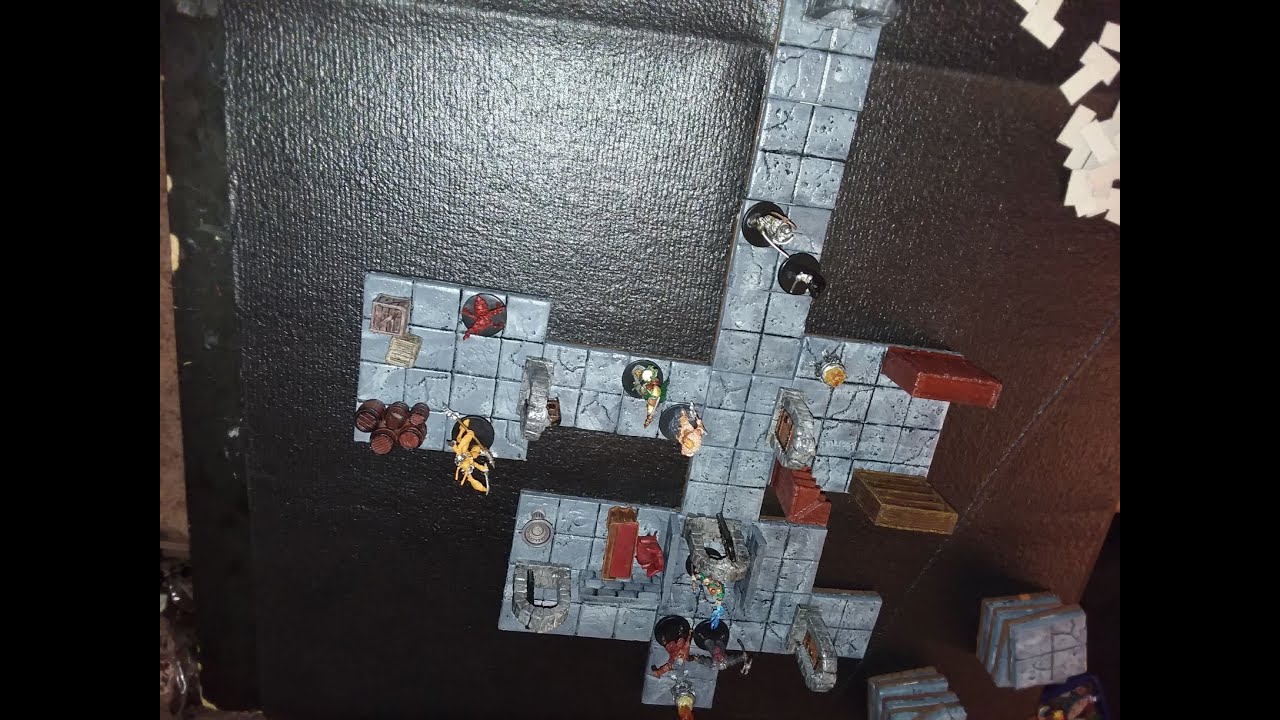 Locking foam core dungeon tiles