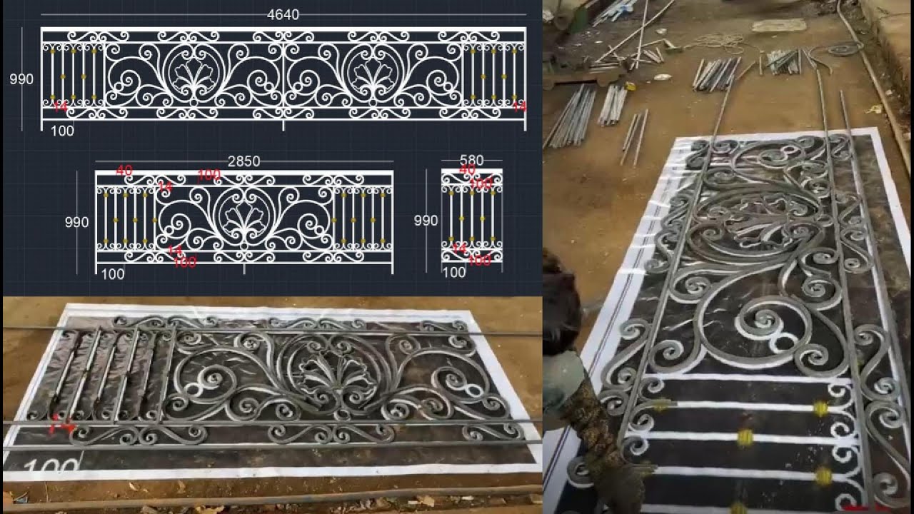 Phụ Kiện Lan Can Sắt Mỹ Thuật Ban Công | Mẫu Lan Can Ban Công Sắt | Phụ Kiện Sắt Mỹ Thuật Tâm Đức