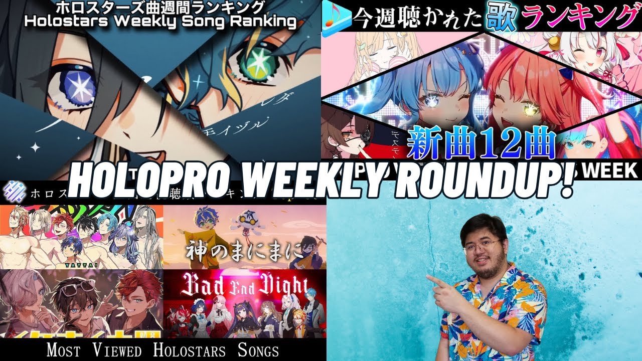 hololive and HOLOSTARS Weekly Roundup - Shorts and Top 30 Lists! (09/17/2023)