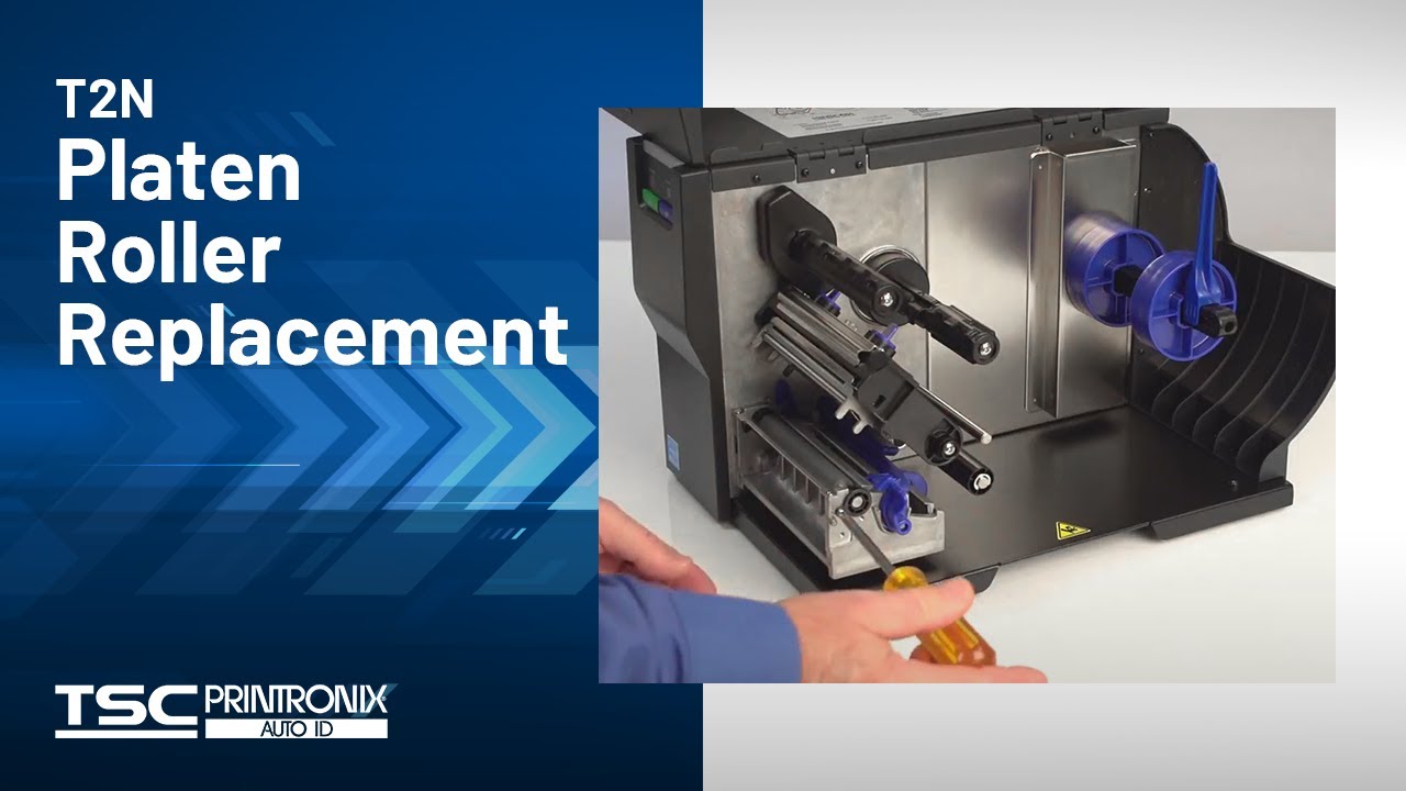 Printronix Auto ID T2N Printer: Platen Roller Replacement
