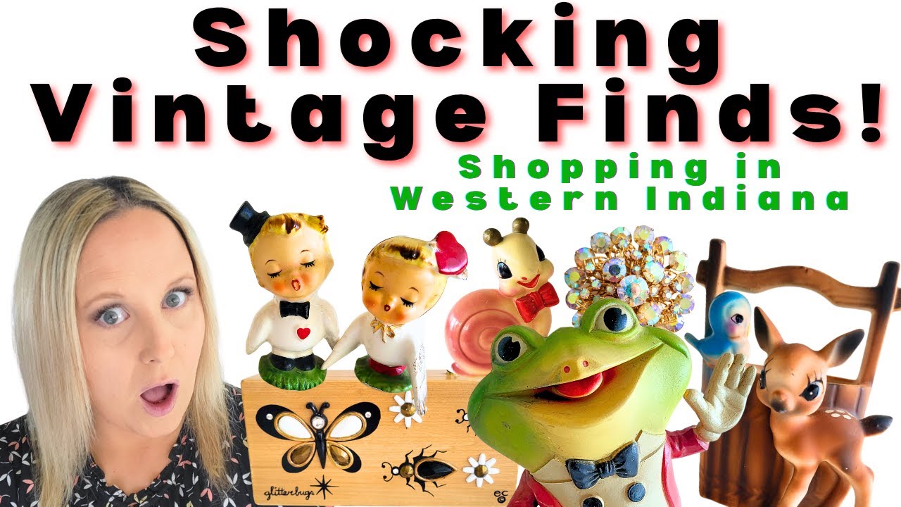 WHAT A CRAZY DAY OF SHOPPING! Antiquing in Western Indiana