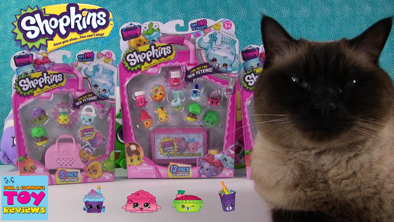 Shopkins Season 4 Unboxing | Let's Work On Our Collection | PSToyReviews