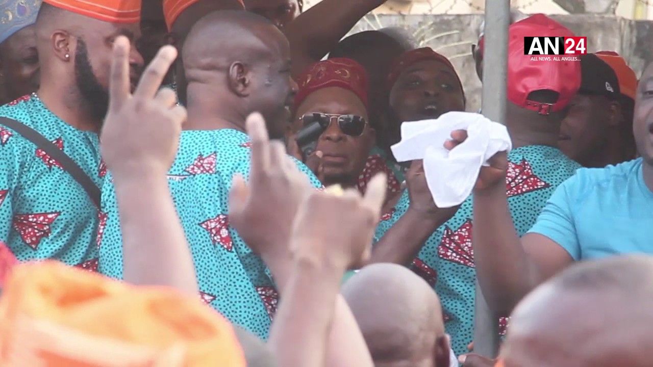 Watch As K1 Showers Praise On Baba Alado At NURTW Boss, Tajudeen Agbede's Party