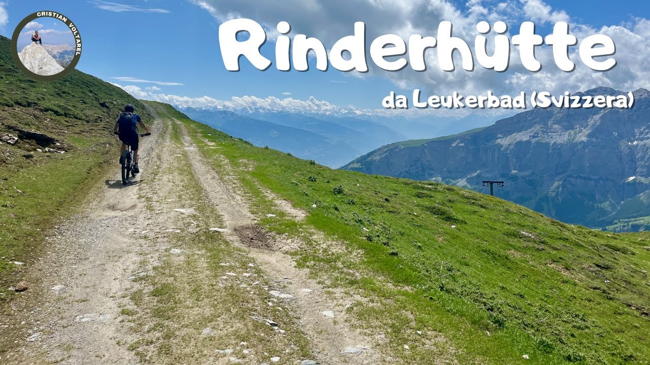 Rinderh&uuml;tte e strada panoramica da Leukerbad (Svizzera)