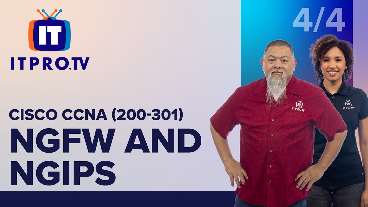 Cisco CCNA (200-301) Network Components: NGFW and NGIPS | First 3 For Free