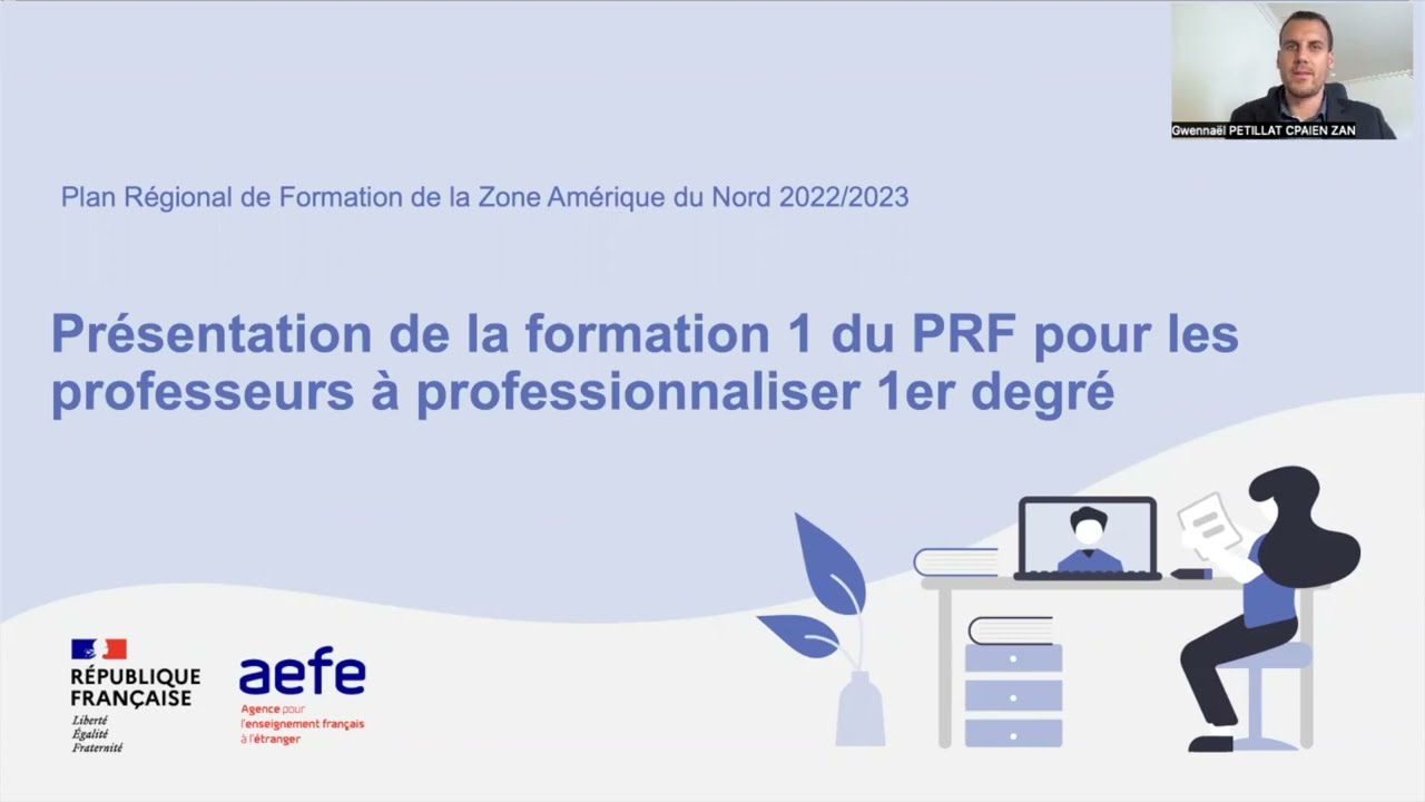 Présentation Formations 1 et 3 PAP AEFE