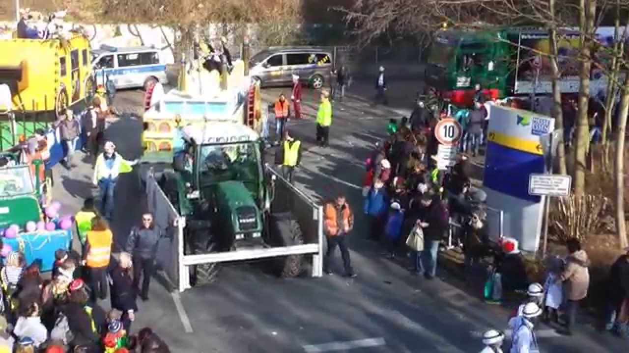 Rosenmontagszug Essen 16 2 2015!