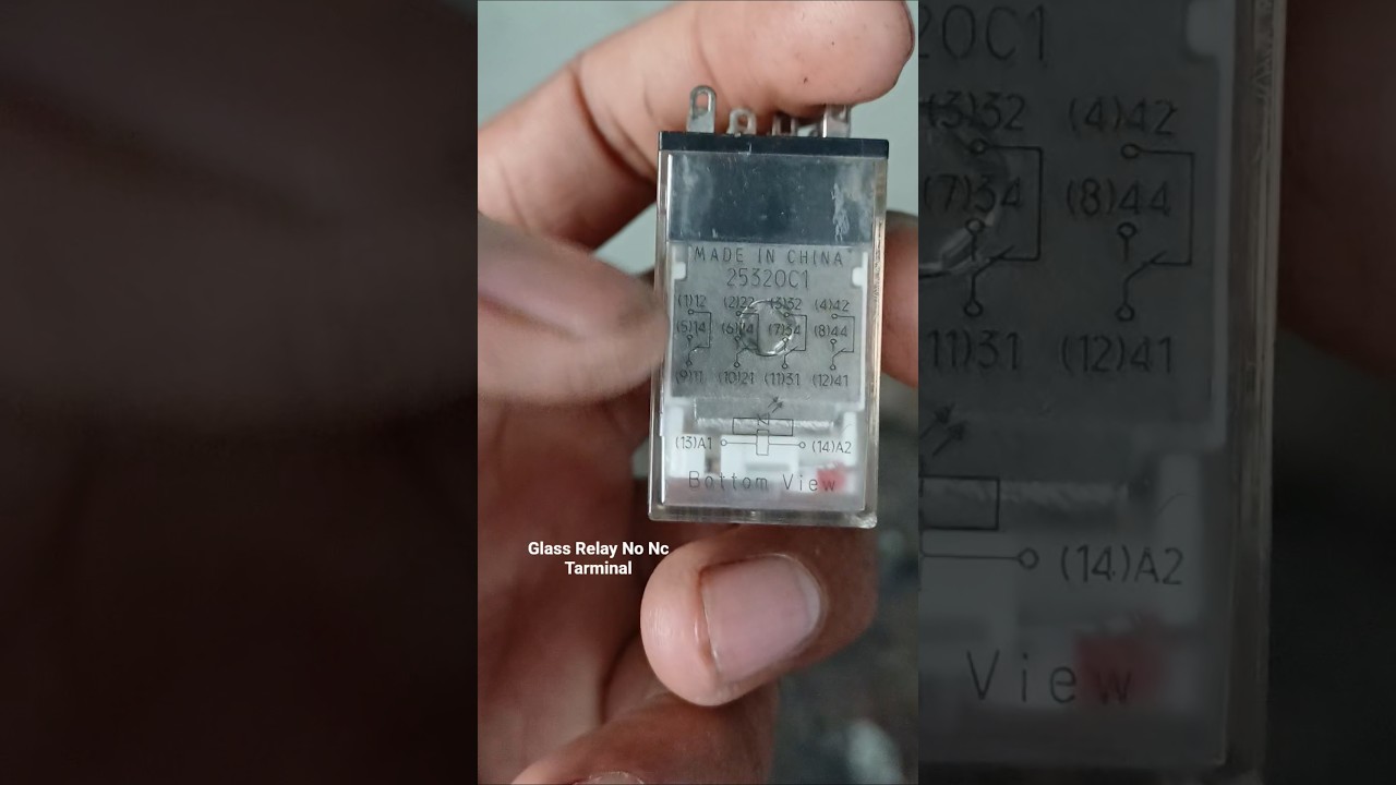 Glass Relay No NC Tarminal 