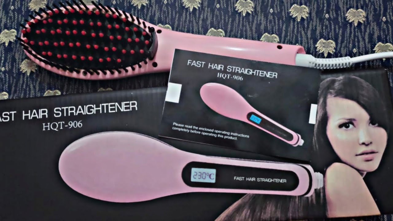 تجربتى وشرح كامل مع فرشة فرد الشعر الكهربية fast Hair Straightener فاست هير  ستريغتنر