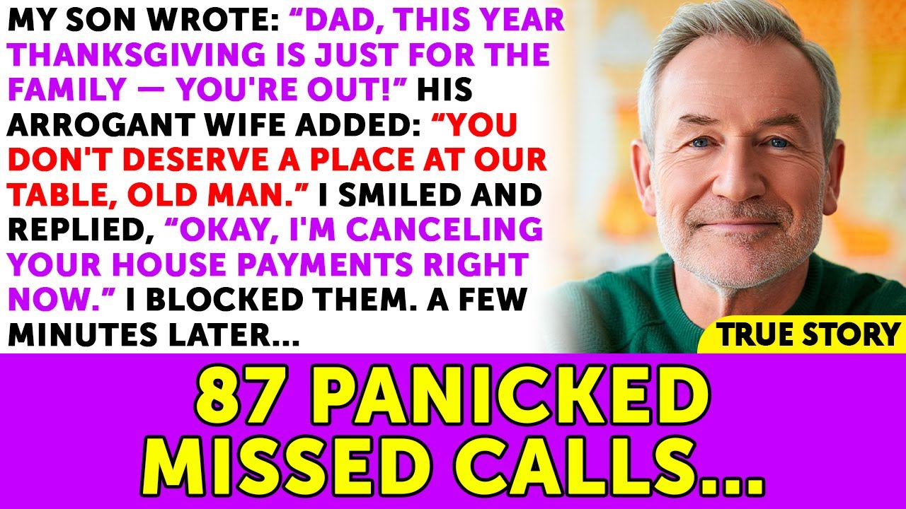 “You’re Not Family Anymore!” My Son’s Wife Sneered at Thanksgiving—So I Cut Them Off For Good